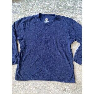 Duofold Wool Blend RN15763 Thermal Shirt Sz XL Blue